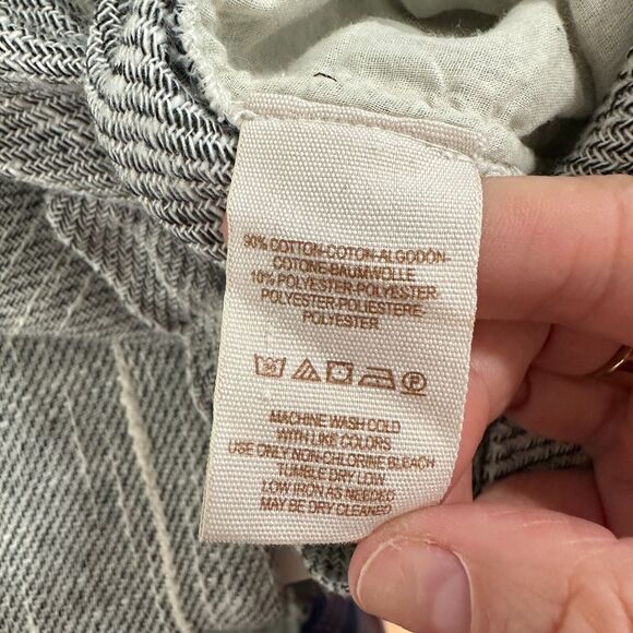 Free People Casual Cream & Black Tweed Stripe Crop Trouser Pants Tie Belt 2 - Picture 9 of 12